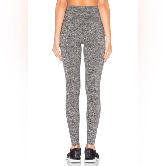 Strut This Revolve Star Print Leggings Full Length Grey Marle High Rise - Picture 16 of 16